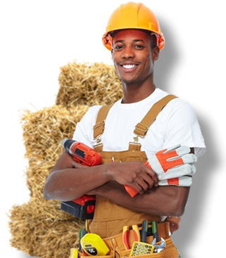 Straw Bale Construction Technician - Technician (320x380), Png Download