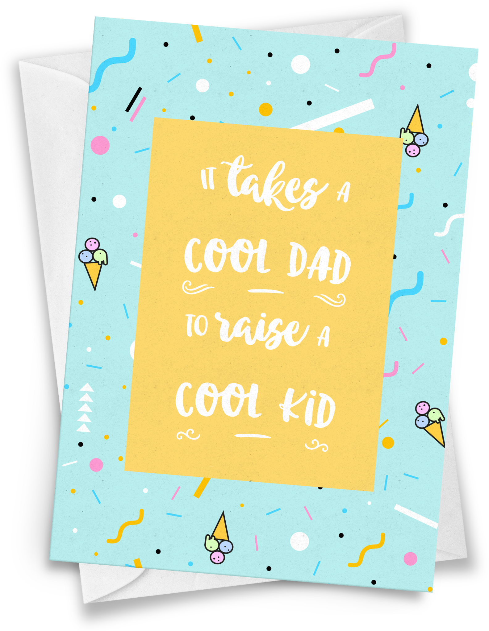 It Takes A Cool Dad To Raise A Cool Kid - Father (2048x2048), Png Download