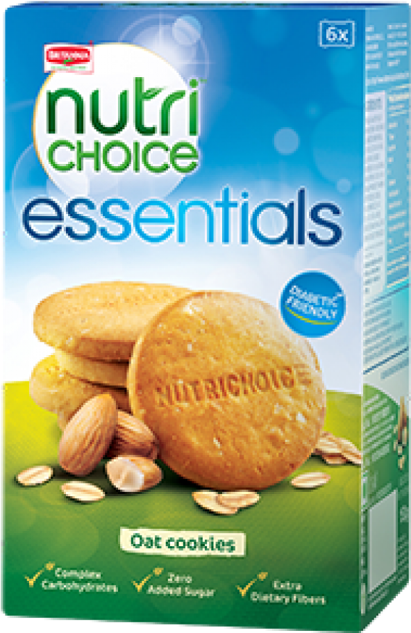 More Views - Britannia Nutrichoice Essentials Oat Cookie (1000x1231), Png Download