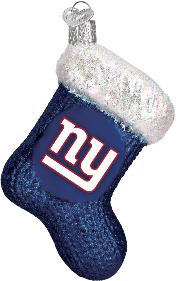 New York Giants Stocking Ornament (1024x1024), Png Download