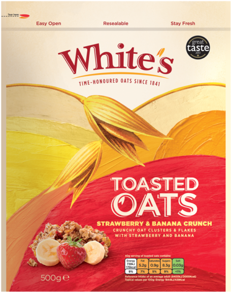 Recipe Ideas - Whites Toasted Oats Apple And Cinnamon Cereal (610x610), Png Download