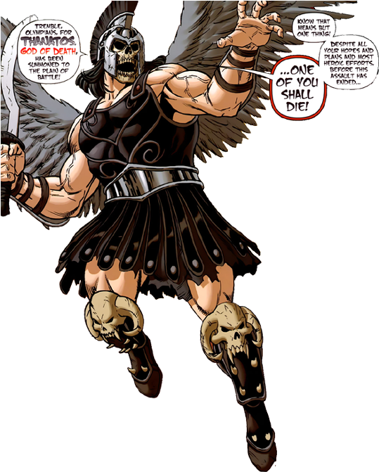 Thanatos - Marvel God Of Death (550x672), Png Download