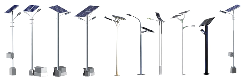 Solar Street Light Electronics Power - Solar Street Light Ac Dc (783x264), Png Download