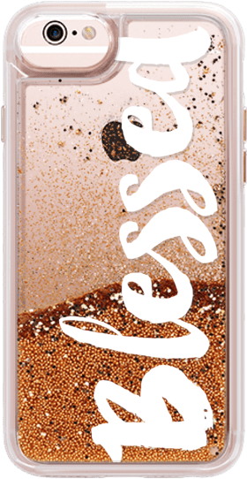 Casetify Iphone 7 Liquid Glitter Case - Mobile Phone Case (282x560), Png Download