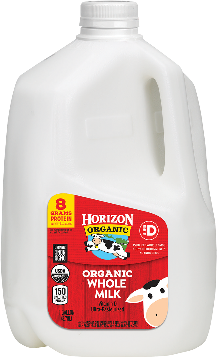Horizon Organic Milk Gallon (552x899), Png Download