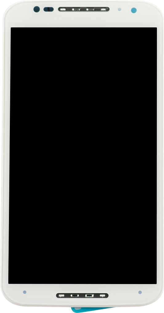 Motorola Moto X White Display Assembly With Frame - Iphone Mockup Png (1200x1200), Png Download