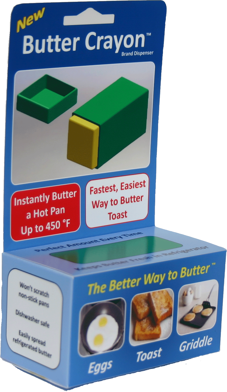 High-temp To 450 O F - Butter Crayon (936x1618), Png Download