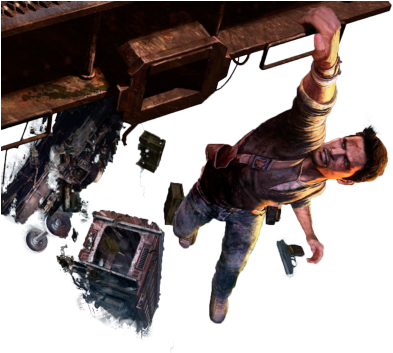 Uncharted Png Psd Detail - Uncharted 2 Among Thieves (400x352), Png Download