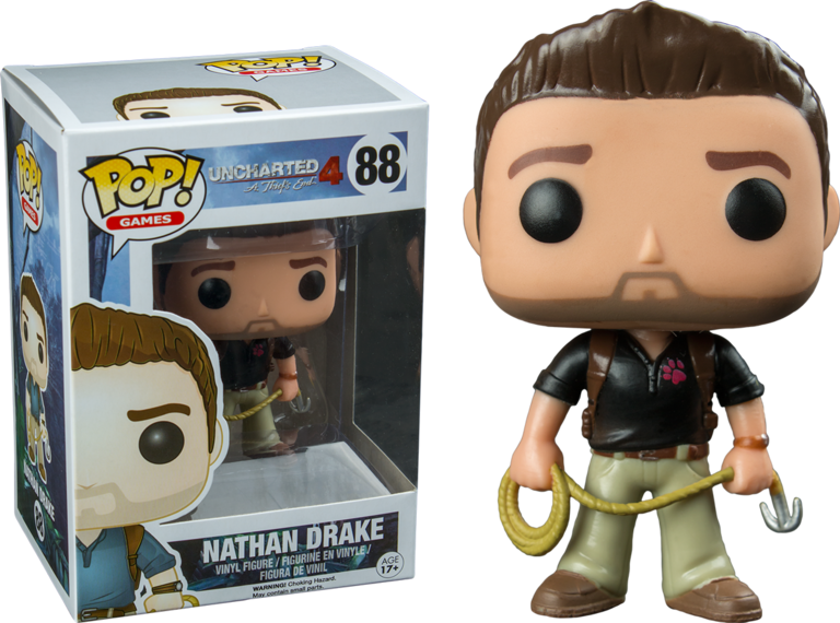 A Thief's End - Funko Pop Nathan Drake (768x570), Png Download
