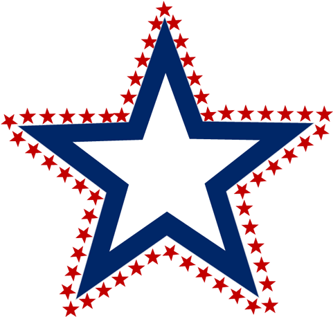 Happy Memorial Day Clip Art Clipart - Star And A Moon (600x630), Png Download