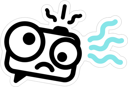 Shocked Confused - Sticker (490x317), Png Download