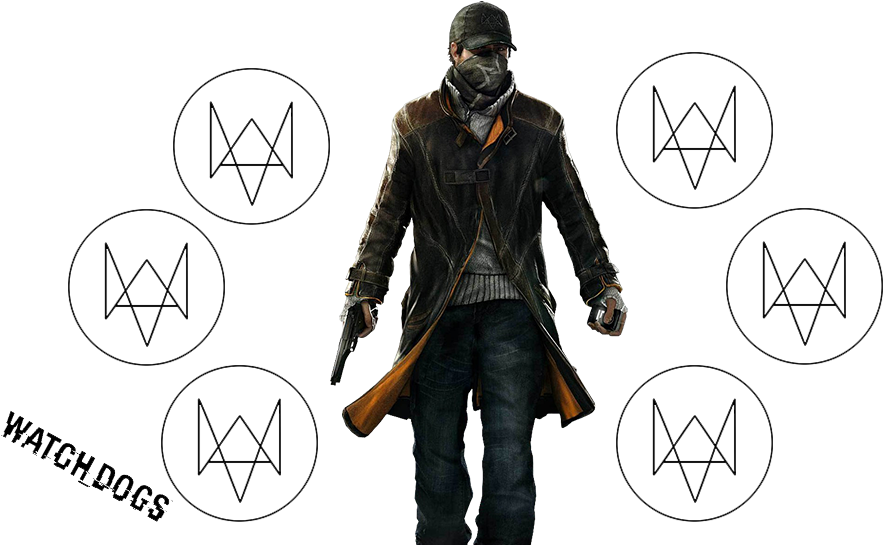Watch Dogs Animated With Buttons Ps Vita Wallpaper - Watch Dogs Aiden Png (960x544), Png Download