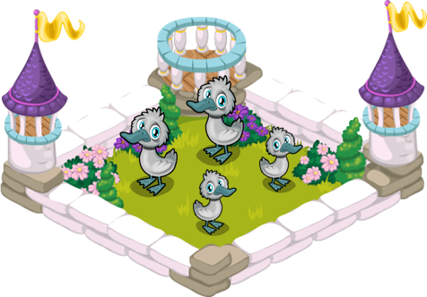 Ugly Duckling Family - Garden (476x332), Png Download