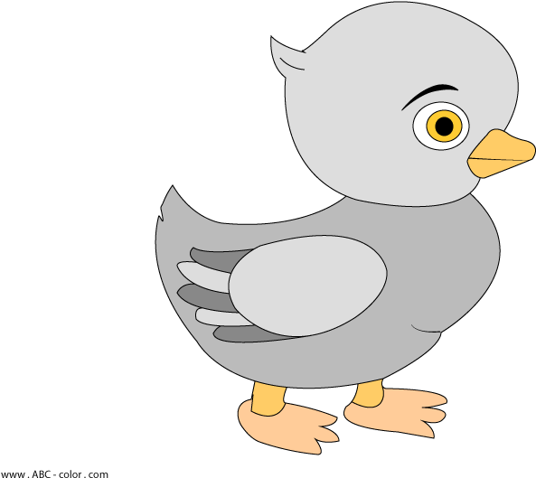 Рисунок Карандашом Гадкий Утенок (822x567), Png Download