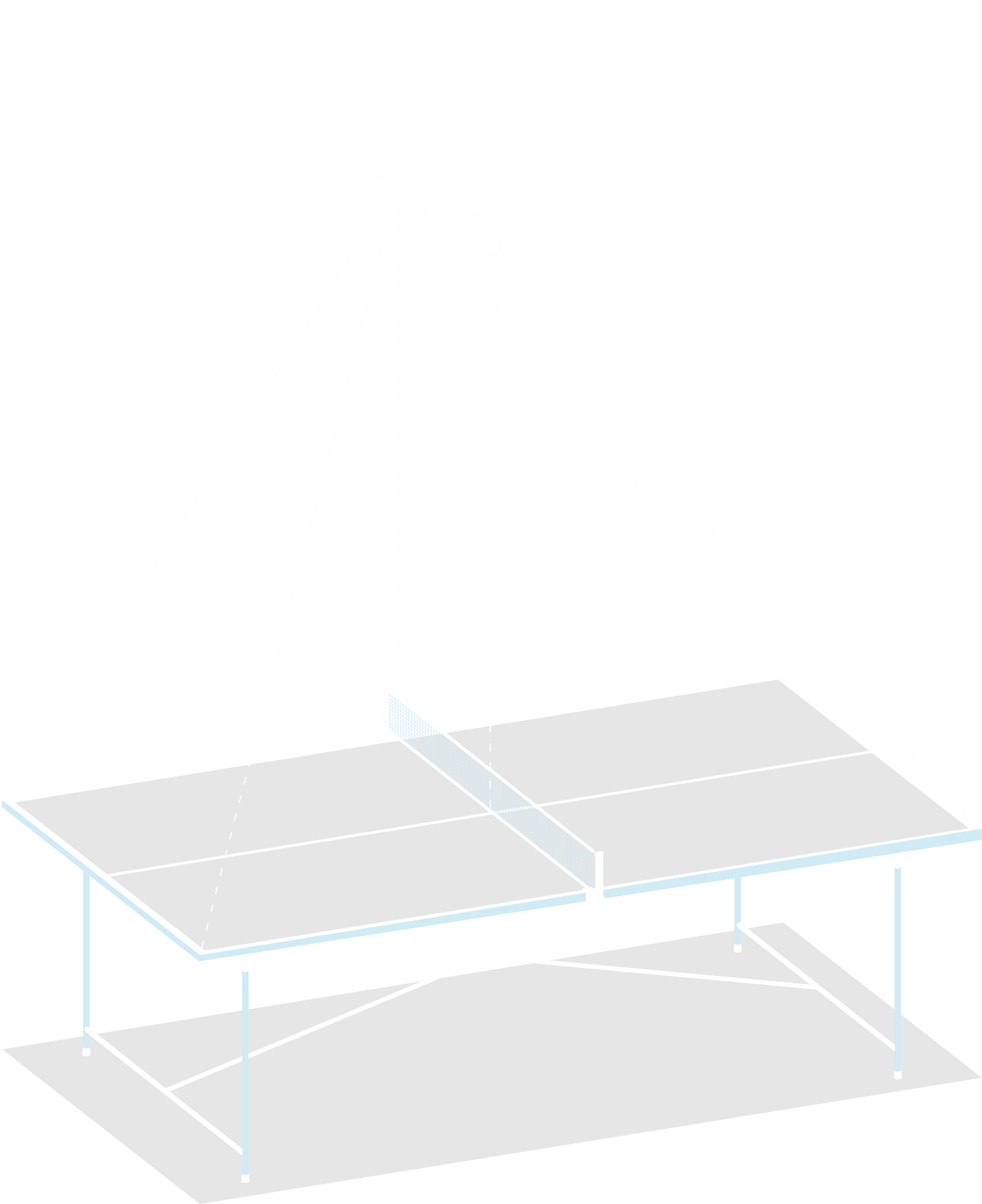 Projector - Ping Pong (1400x1713), Png Download