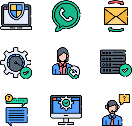 Tech Support 50 Icons - Business (600x564), Png Download