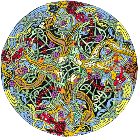 Scottish Highlands Tour From Aigas House - Book Of Kells (520x501), Png Download