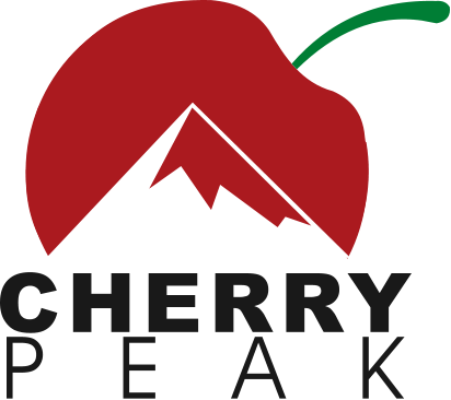 Cherry P E A K - Cherry Peak Resort Logo (412x366), Png Download