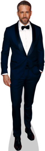 Ryan Reynolds - Suit (450x500), Png Download