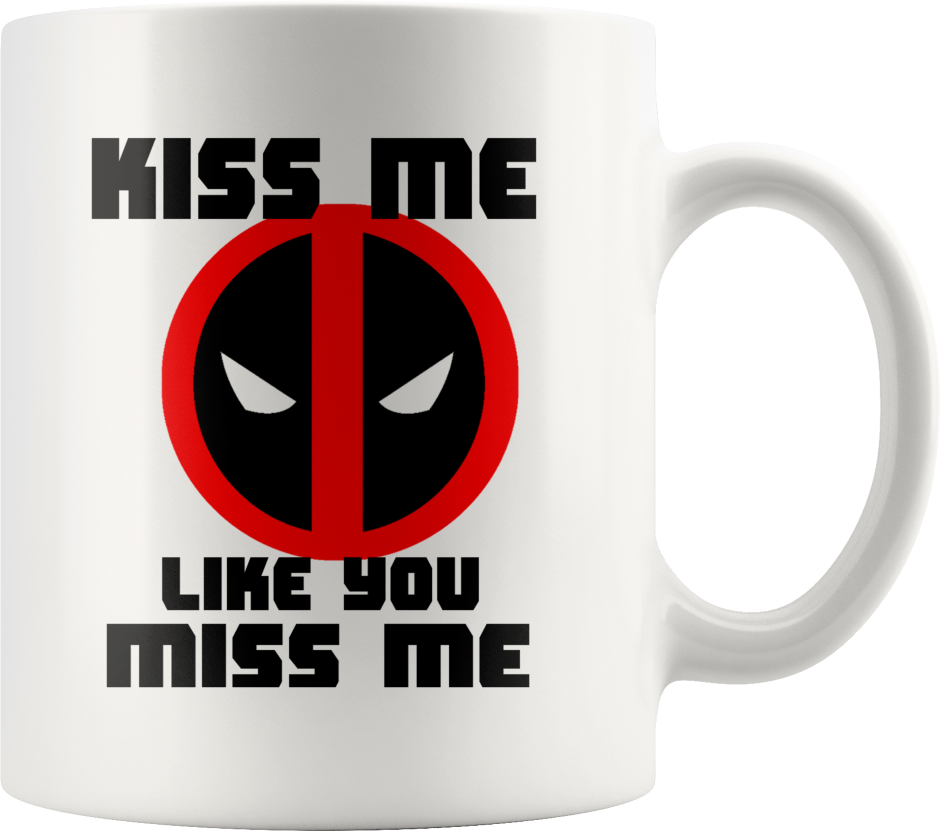 Deadpool Ryan Reynolds Movie Coffee Mug Kiss Me Mug - Mug Avengers (2000x2000), Png Download