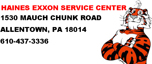 Haines Exxon Service Center - Exxon Tiger (600x250), Png Download