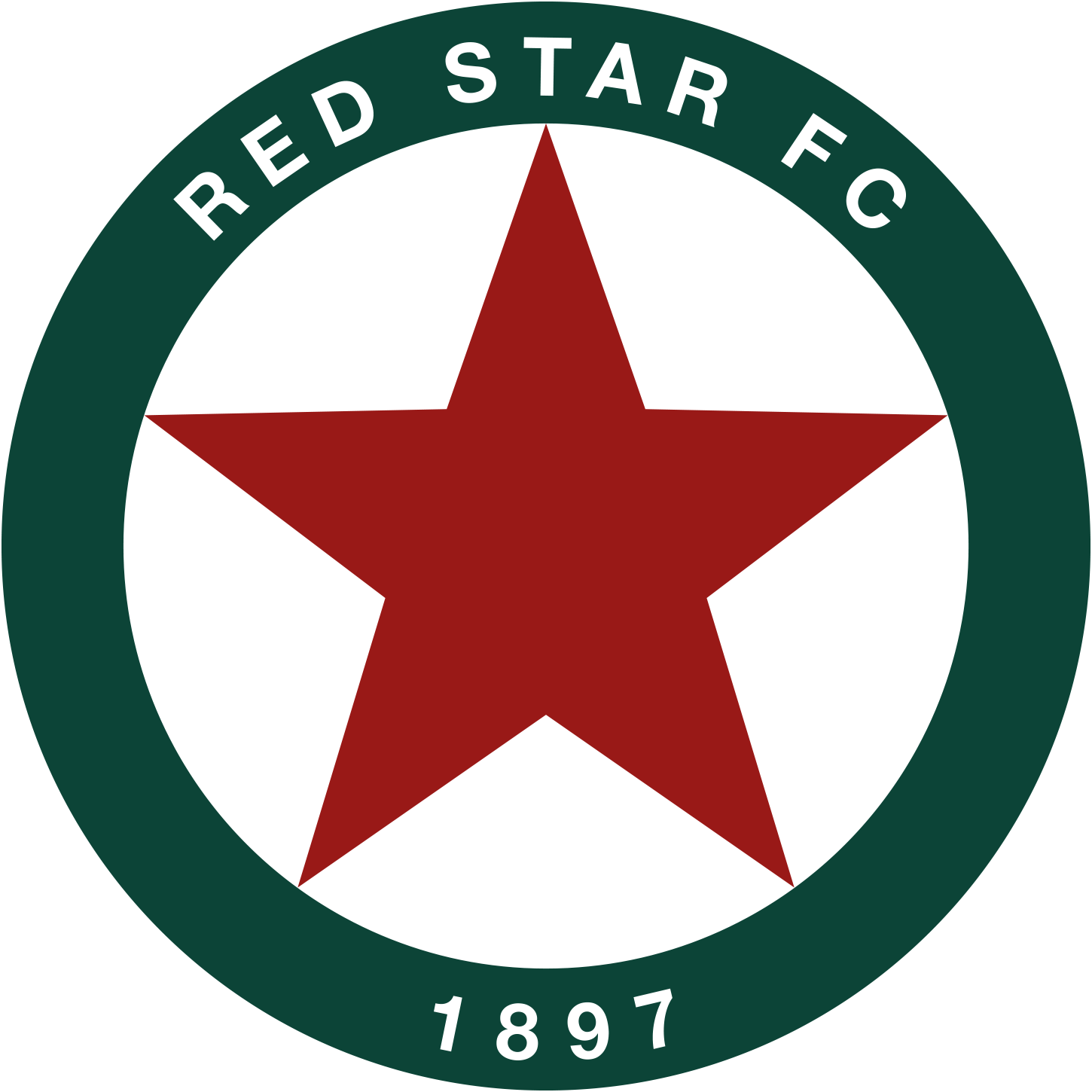 Logo Red Star Fc - Red Star Fc (1450x1450), Png Download