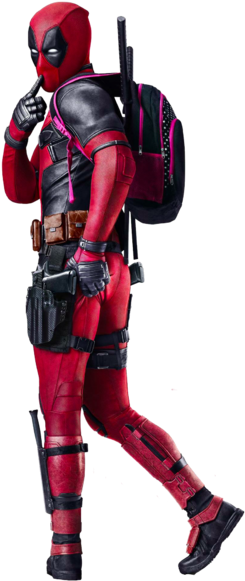 Ryan Reynolds Based On - Deadpool Full Face Leather Mask Helmet Hood (250x588), Png Download