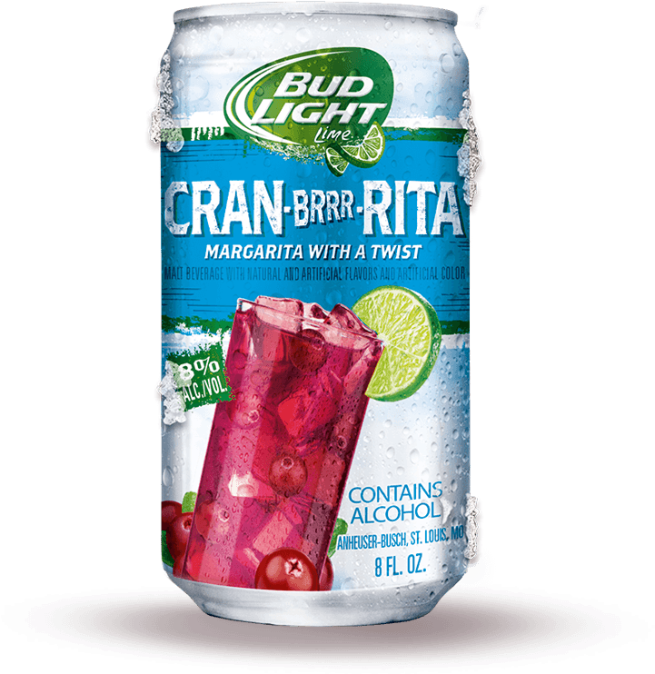 Bud 8 Oz 12pk Can Cran Brrr Rita - Bud Light Lime Lemon-ade-rita 16 Fl. Oz. Can (800x800), Png Download