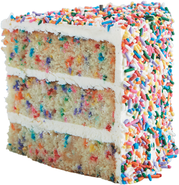 Funfetti Cake - Birthday Wishes Brother In Hindi (1345x760), Png Download