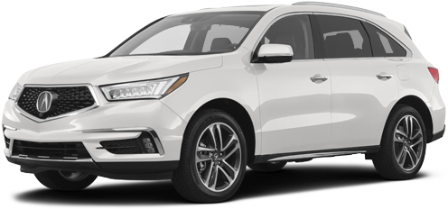 2018 Acura Mdx - Infiniti Qx60 2018 White (640x316), Png Download