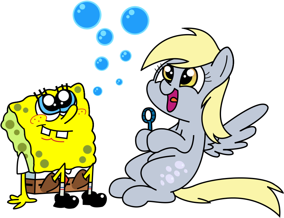 Kukimao, Bubble, Crossover, Derpy Hooves, Female, Mare, - Filename (939x735), Png Download