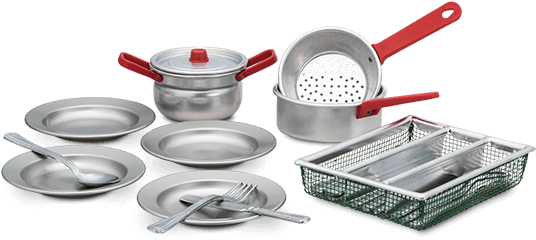 These Sets Provide Everything Young Cooks Need - Utensil & Flatware Trays (550x256), Png Download