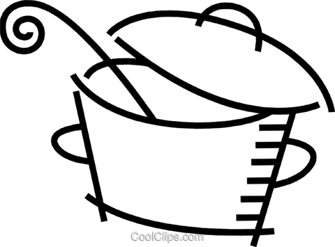 Pots And Pans Royalty Free Vector Clip Art Illustration - Panelas Vetor Png (480x355), Png Download