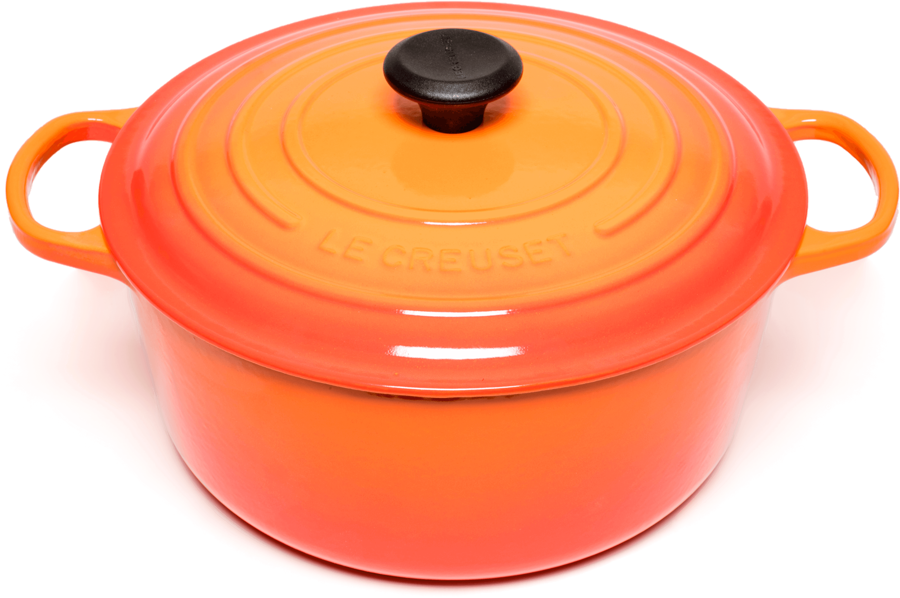 Le Creuset Cast Iron Round Casserole Dish 28cm (3082x3082), Png Download