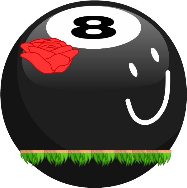 Hawaii 8-ball - Bfdi 8 Ball Body (612x612), Png Download