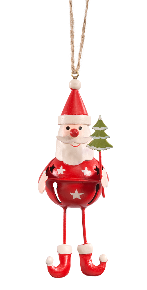 Jingle Bell "santa" - Santa Claus (1000x1000), Png Download