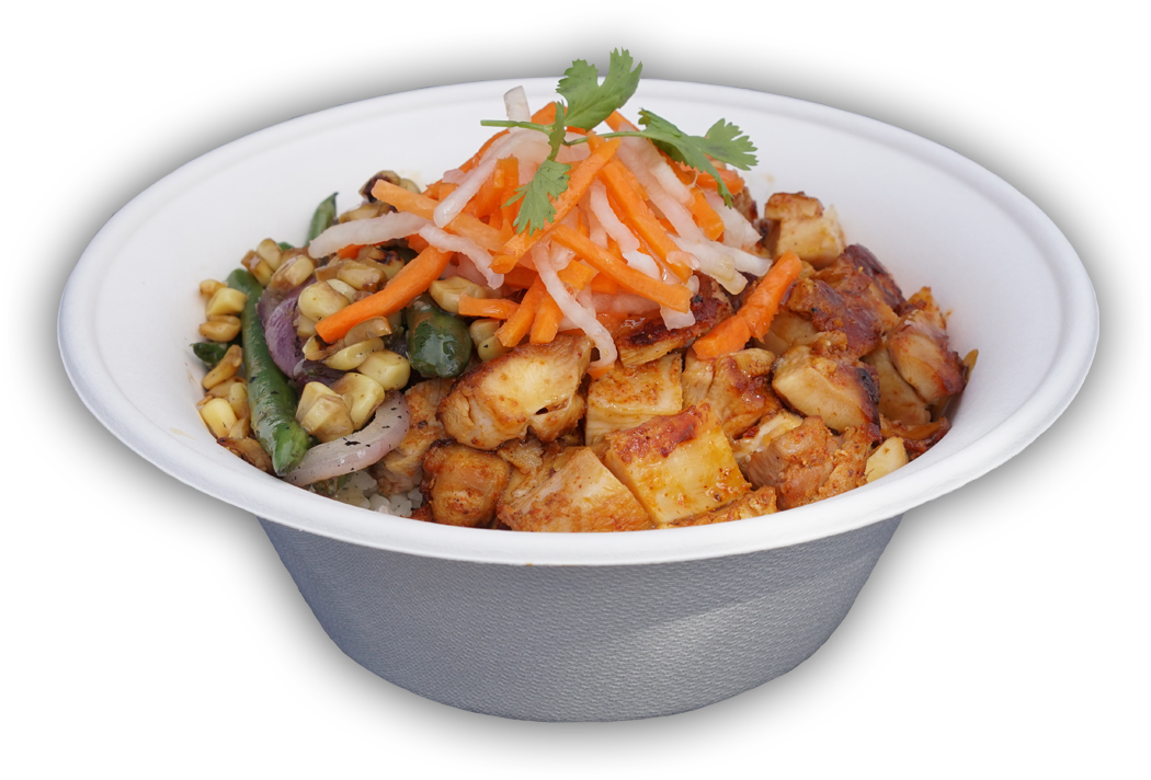 Rice Bowls - Bowl Rice Toppings Png (1200x800), Png Download