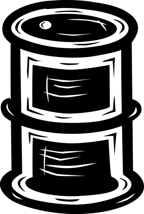 Vector Illustration Of Crude Petroleum Oil Barrel Or - Petroleum (472x700), Png Download