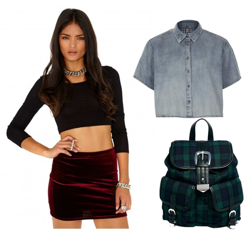 Red Velvet Mini Skirt - A-line (827x850), Png Download