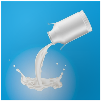 Milk Container Pouring Milk - Milk Pourng (400x400), Png Download