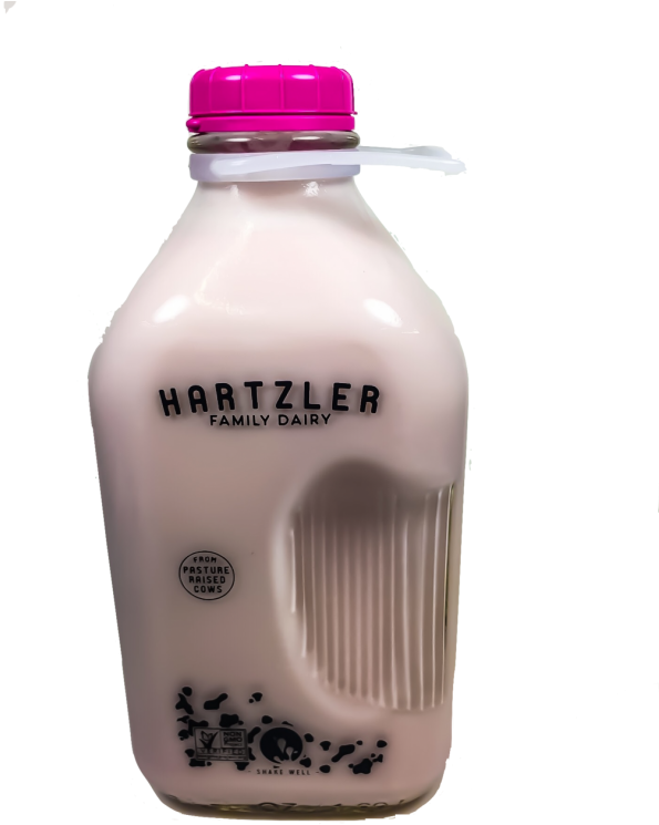 Our Strawberry Milk Consists Of Our Whole Milk Combined - Flavored Milk (634x850), Png Download
