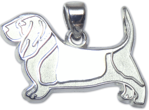 Basset Hound Pendant - Basset Hound (600x600), Png Download