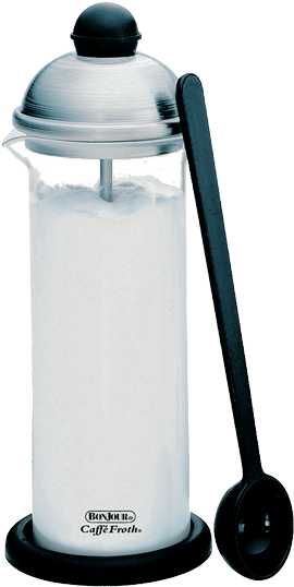 Bonjour Milk Frother - Bonjour Caffe Froth Monet Milk Frother, Black (920x596), Png Download