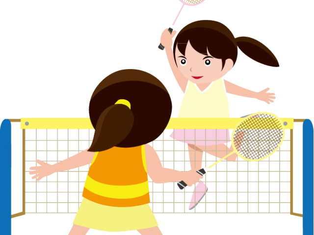 Badminton Clipart Kid Play - Badminton Kids Png (640x480), Png Download