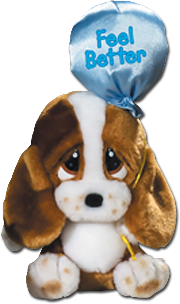 Feel Better Plush Sad Sam Basset Hound Stuffed Animal - Basset Hound Feel Better (601x1000), Png Download