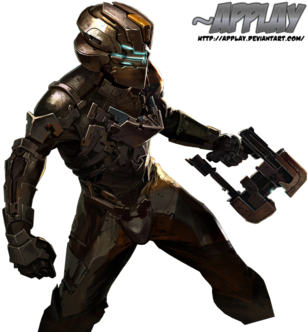 Dead Space - Dead Space 2 (347x349), Png Download