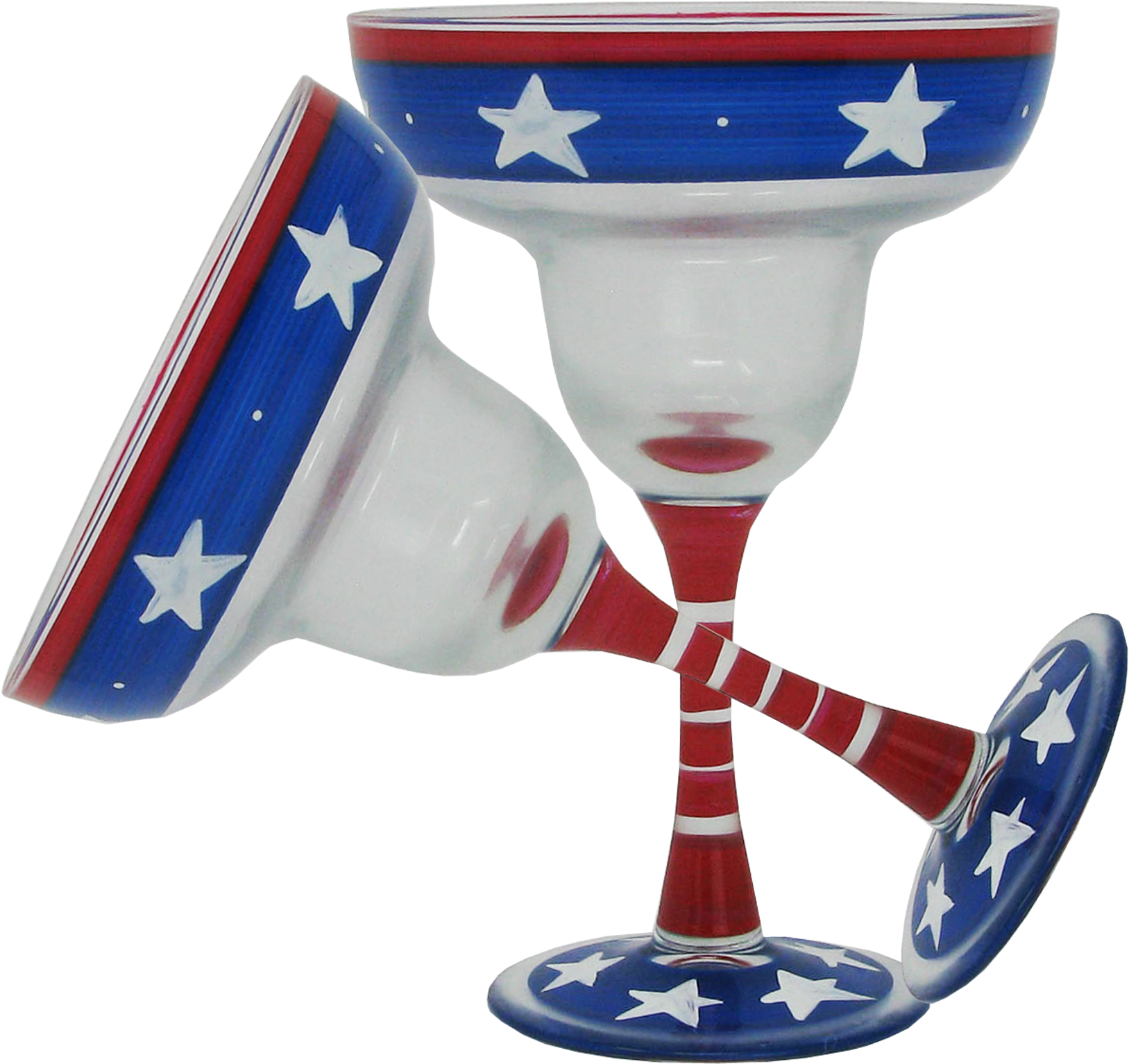 Stars/stripes Margarita Glass Patriotic Collection - Margarita (2400x2400), Png Download