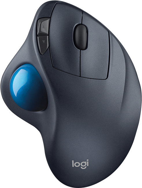 Wireless Trackball M570 - Logitech Wireless Trackball M570 (800x687), Png Download