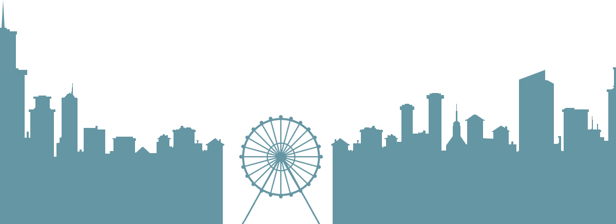 Scroll Parallax - Паралакс Город (1200x436), Png Download