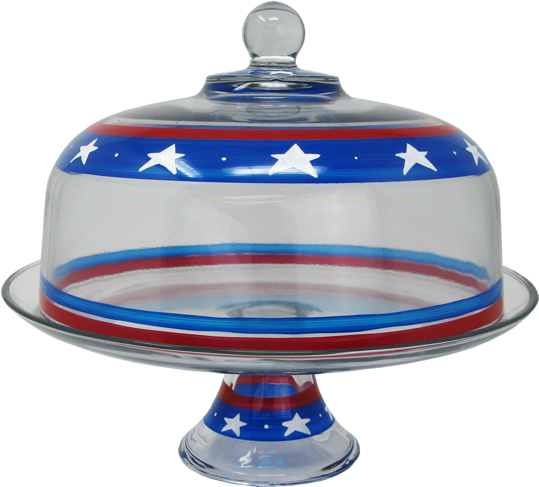 Stars/stripes Cake Dome Patriotic Collection - Cake (1200x1200), Png Download